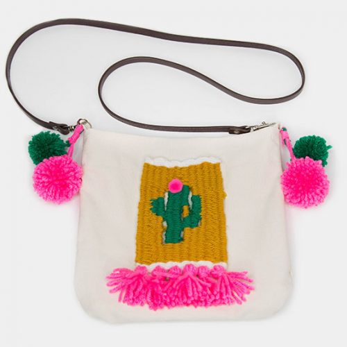 Cactus Weaving Crossbody Bag
