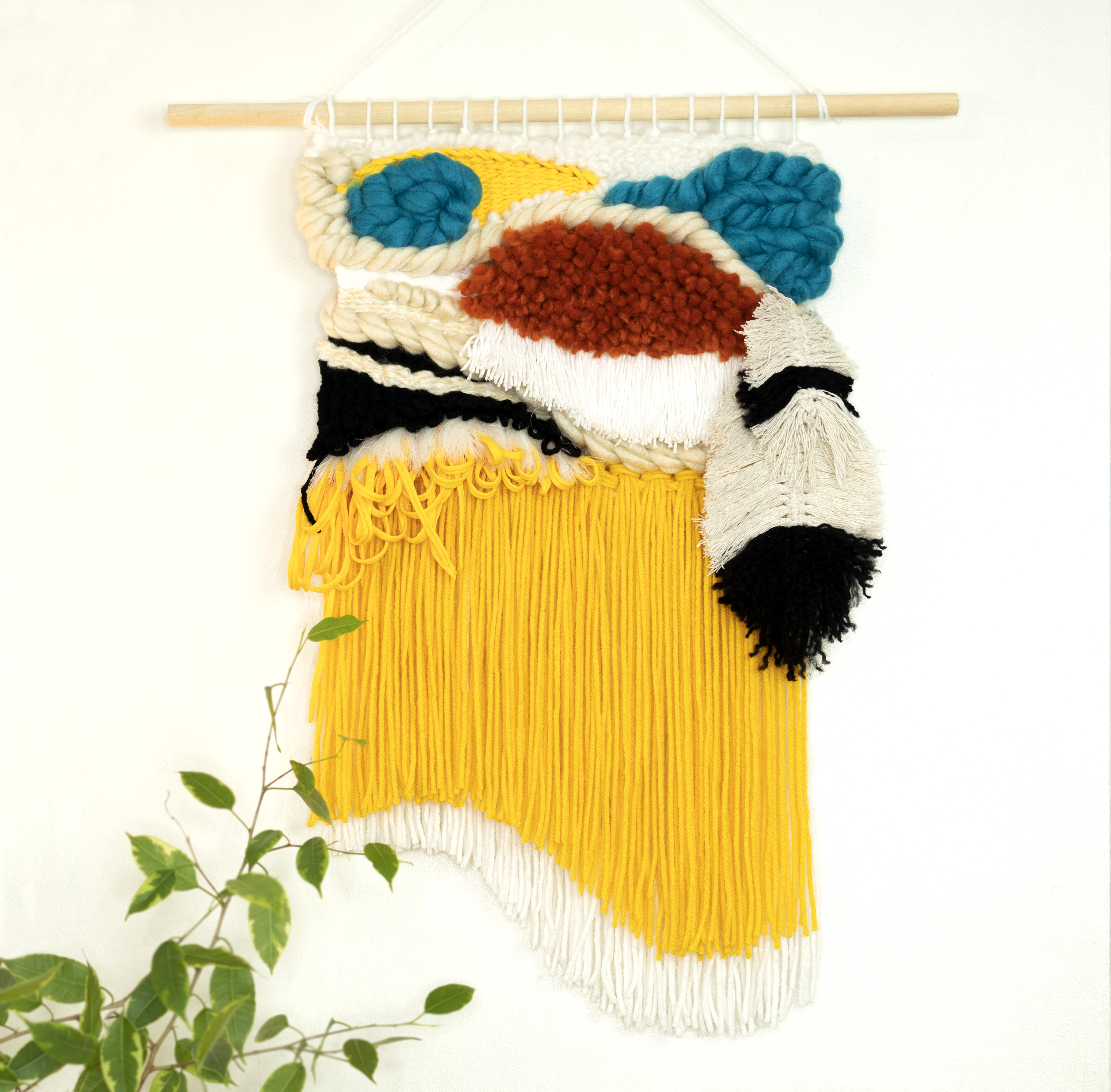 Bumblebee Weaving Wall Hanging